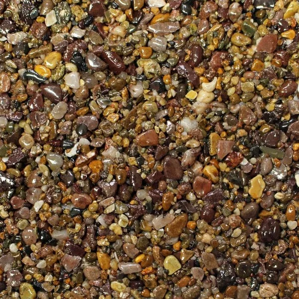 Sunset resin bound surface colour sample